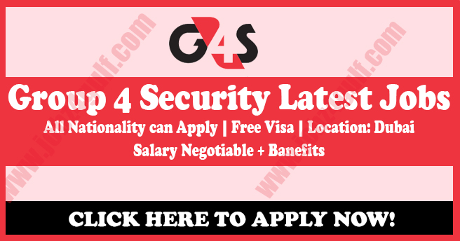 Group 4 Security Careers: Security Guard Jobs in Dubai